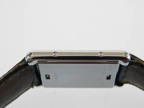 Thumbnail von Cartier Basculante 2386 im Traum Zustand mit original Cartier Krokoband und Schließe