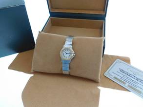 Thumbnail von Cartier Santos Octagon Automatik Damenuhr Stahl Gold Rarität aus den 80 er Jahren Mit original Cartier Zertifikat