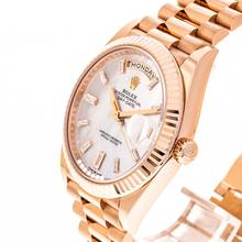Thumbnail von Rolex Day-Date 40 Rosé 40 Perlmutt Baguette Diamond Dial – 228235 – like NEW – 2025 Full Set