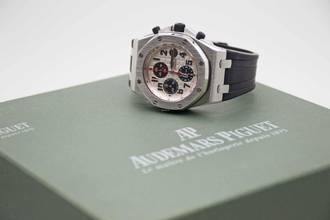 Thumbnail von Audemars Piguet Royal Oak Offshore Chronograph Panda 26710ST Fullset mit AP Service in 2023