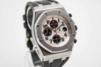Thumbnail von Audemars Piguet Royal Oak Offshore Chronograph Panda 26710ST Fullset mit AP Service in 2023