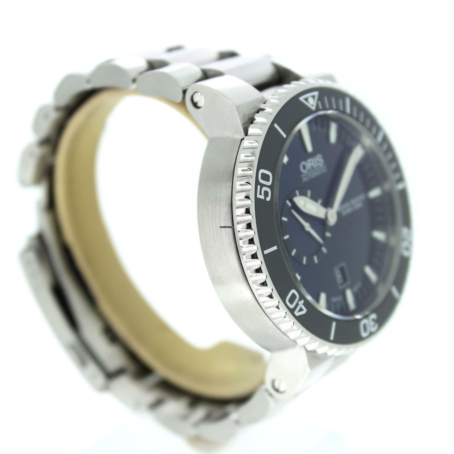 Thumbnail von Oris Aquis Small Second Date Full Set