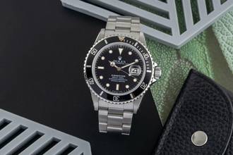 Thumbnail von Rolex Submariner Date Automatik Edelstahl Herrenuhr Oyster Perpetual Ref. 16800