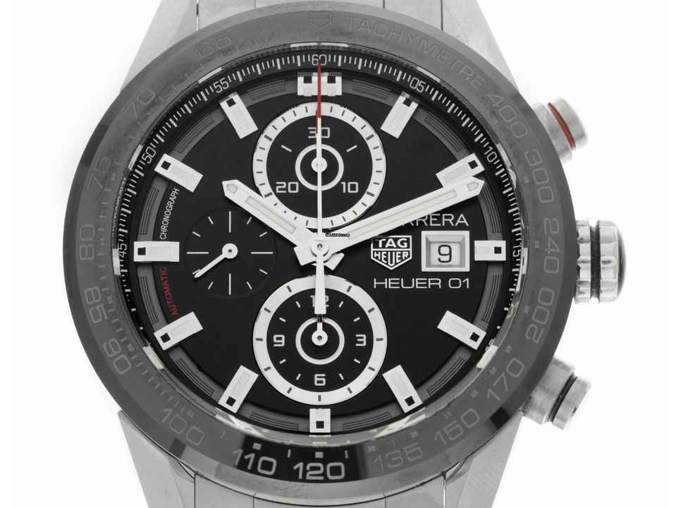  TAG Heuer Carrera Calibre HEUER 01 Ref.CAR201Z.WBV3263 2021 Full Set wie Neu Vintage  
