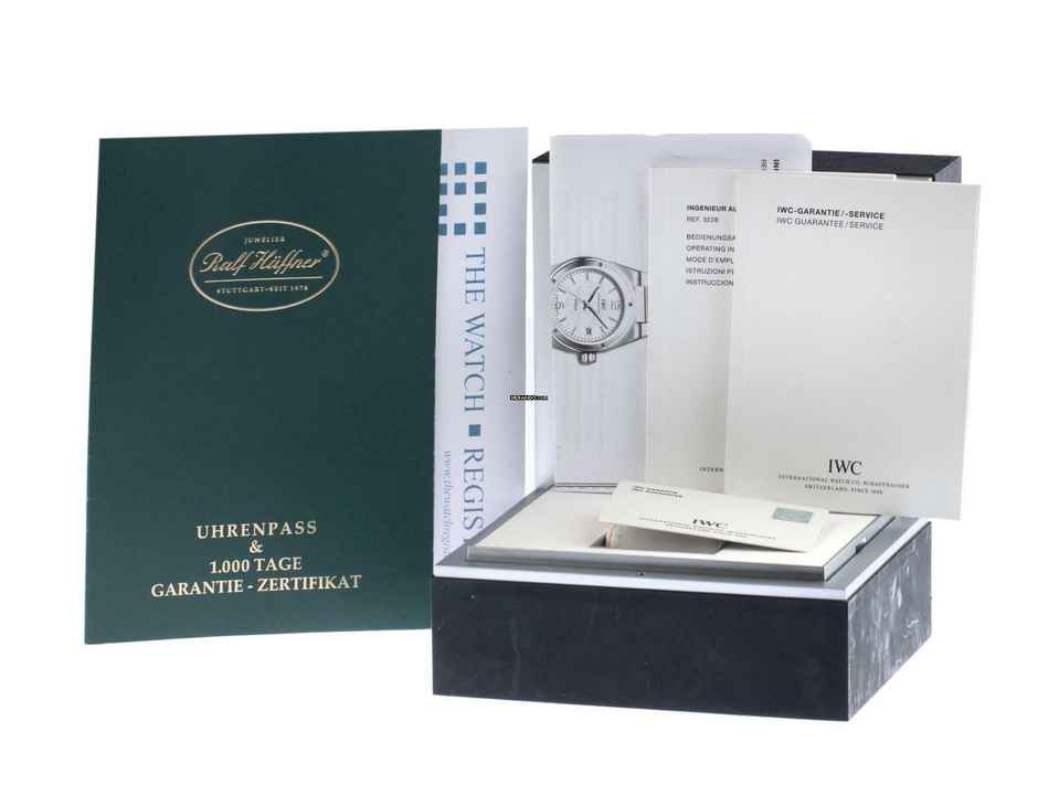  IWC Ingenieur Ref.IW322801 2011 Full Set wie Neu Vintage  