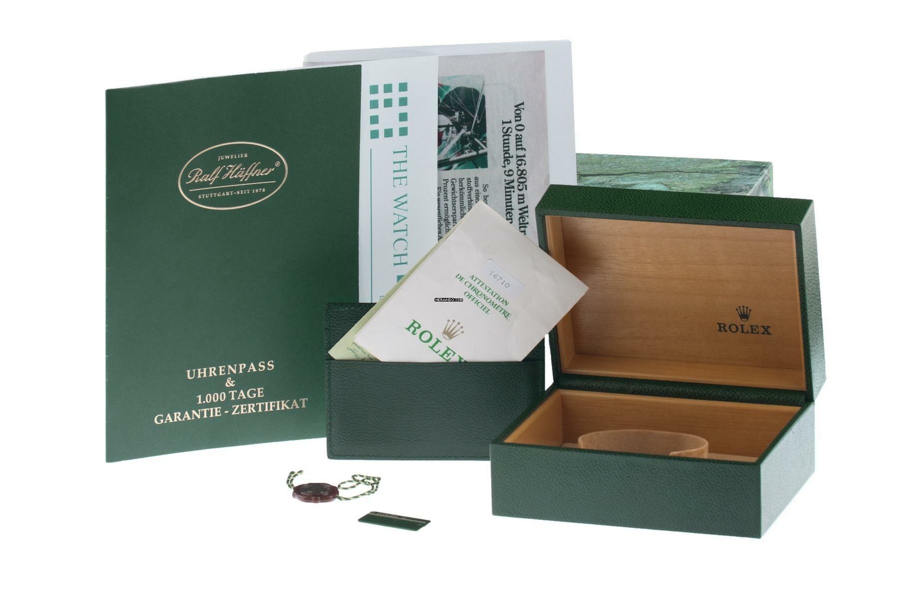 Rolex GMT-Master II Ref.16710 1990 Full Set sehr gut Vintage