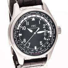Thumbnail von IWC Fliegeruhr Worldtimer 45 Black Dial – IW326201 – like NEW – 2015 Full Set