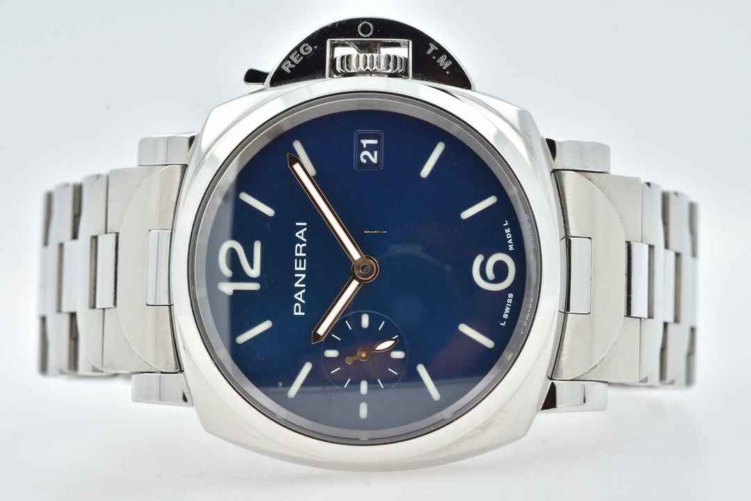  Panerai Luminor Due 38mm Blue Dial PAM 1123 PAM01123  