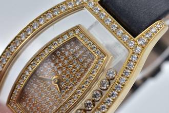 Thumbnail von Chopard Happy Sport 18k Yellow Gold Happy Diamonds 239pc of diamonds 209029-0001 20/9125