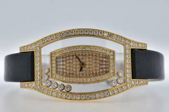 Thumbnail von Chopard Happy Sport 18k Yellow Gold Happy Diamonds 239pc of diamonds 209029-0001 20/9125