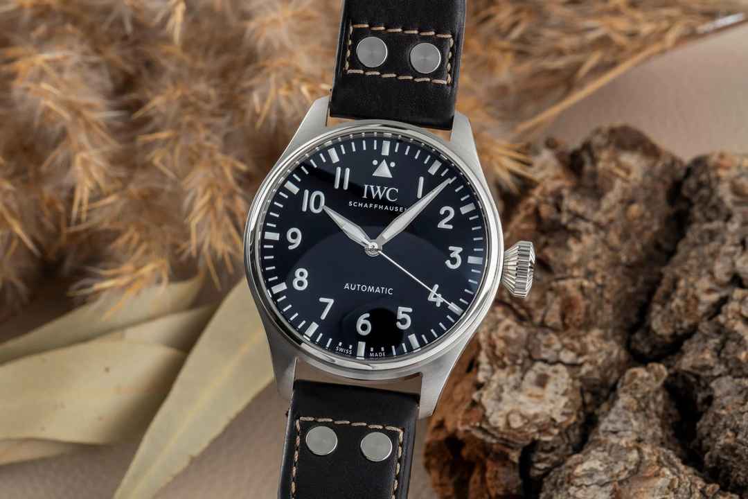  IWC Große Fliegeruhr Big Pilot's Watch 43 Automatik Stahl Herrenuhr Ref IW329301 B&P  