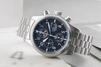 Thumbnail von Fortis Aeromaster Chronograph Stahl Automatik Ref. 656.10.141 Box & Papiere