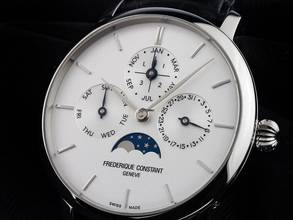 Thumbnail von Frederique Constant Manufacture Slimline Perpetual Calendar Ref.FC-775S4S6 2022 Box&Beschreibung vie Neu Vintage