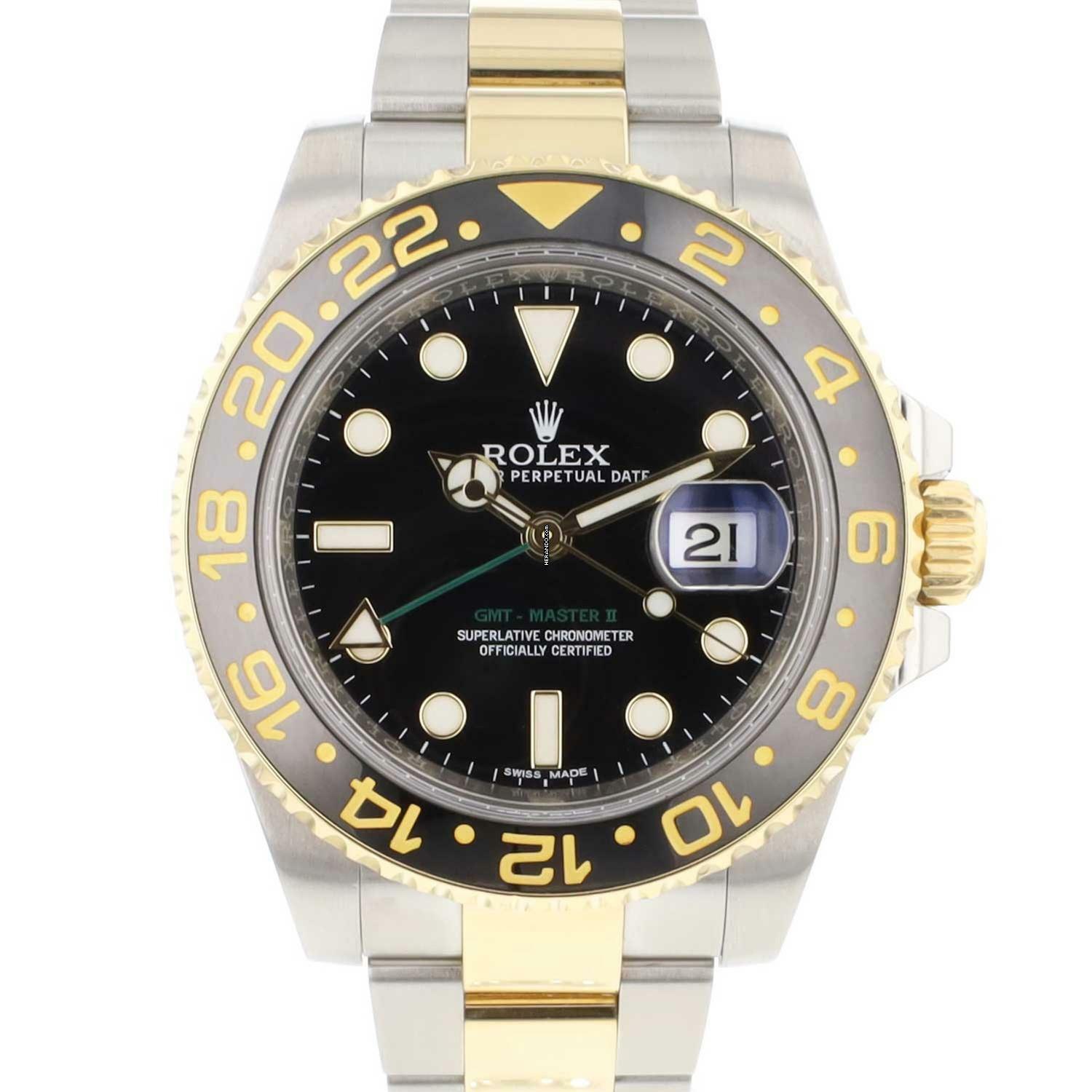  Rolex GMT-Master II Gold/Steel 116713LN  