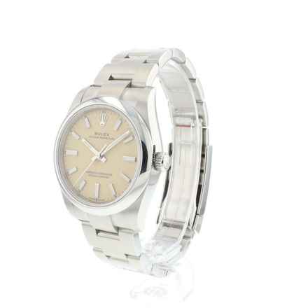 Rolex Oyster Perpetual 34 Beige Dial NEW 2025  
