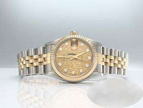 Thumbnail von Rolex Datejust 31 31mm Medium Stahl Gelbgold 750 2000 Diamanten Automatik Stainless Steel 18kt Yellow Gold Jubilé-band Chronometer Oyster