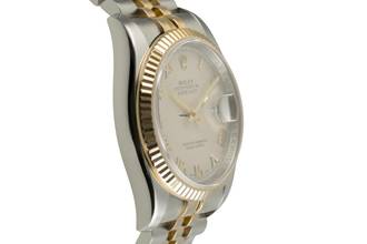 Thumbnail von Rolex Datejust 36 Stahl / Gold Automatik Pyramid Dial Herrenuhr Ref. 116233