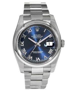  Rolex Datejust 36 Blue Roman Ref. 116200  
