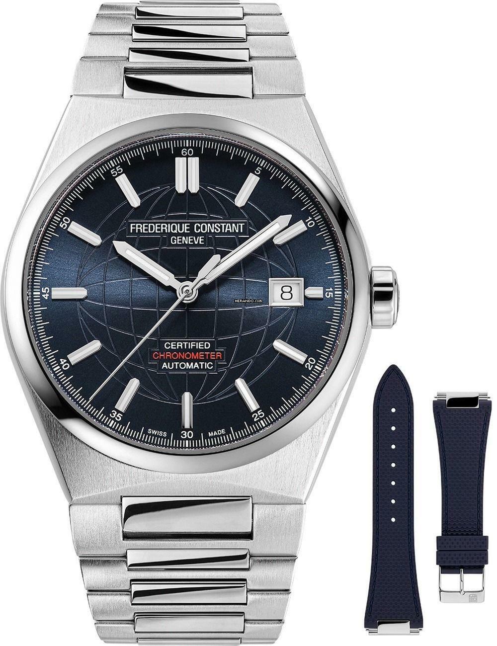  Frederique Constant FC-303BL3NH6B Herrenuhr Highlife Automatic COSC Chronometer 39mm 10ATM  