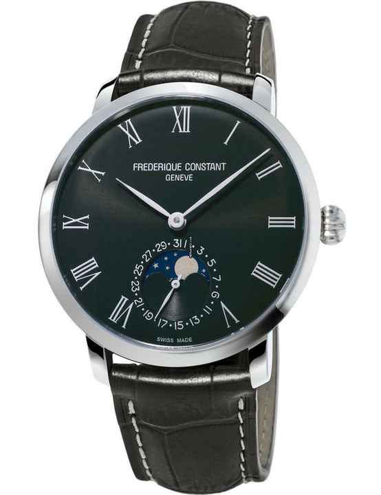  Frederique Constant Manufacture Slimline Moonphase FC-705GR4S6 Herrenuhr Slimline Manufaktur Moonphase 42mm 3ATM 