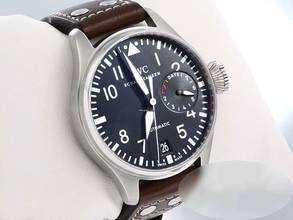 Thumbnail von IWC Große Fliegeruhr Big Pilot Fliegeruhr Automatik Iw5004 Iwc-service 2023 Edelstahl Stahl Steel Black Dial