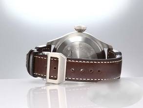 Thumbnail von IWC Große Fliegeruhr Big Pilot Fliegeruhr Automatik Iw5004 Iwc-service 2023 Edelstahl Stahl Steel Black Dial