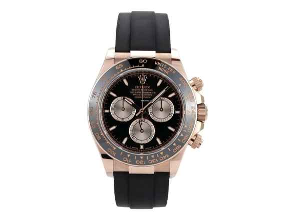  Rolex Daytona Everose-Gold / Oysterflex Ref. 126515LN Schwarz  