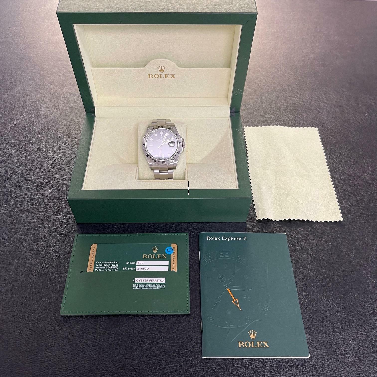 Thumbnail von Rolex Explorer II Ref. 216570 - FULL SET 2015