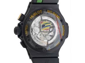 Thumbnail von Hublot Big Bang Ayrton Senna Chronograph Ref.315.Cl.1129.RX.AES09 2009 original Box wie Neu Vintage Limitiert