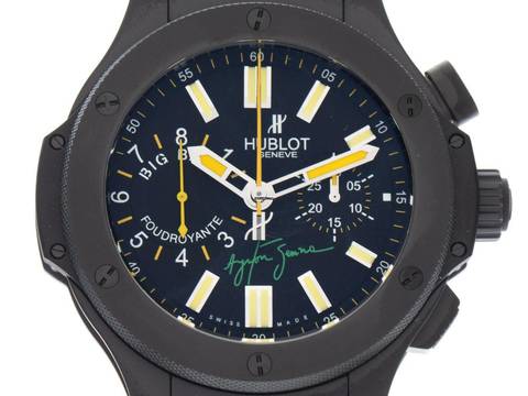  Hublot Big Bang Ayrton Senna Chronograph Ref.315.Cl.1129.RX.AES09 2009 original Box wie Neu Vintage Limitiert  