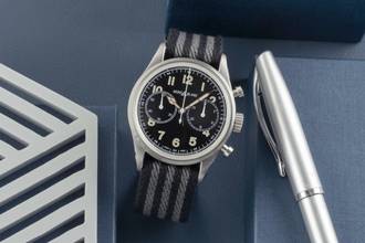 Thumbnail von Montblanc 1858 Chronograph Stahl Automatik Herrenuhr Ref. 117835 7456