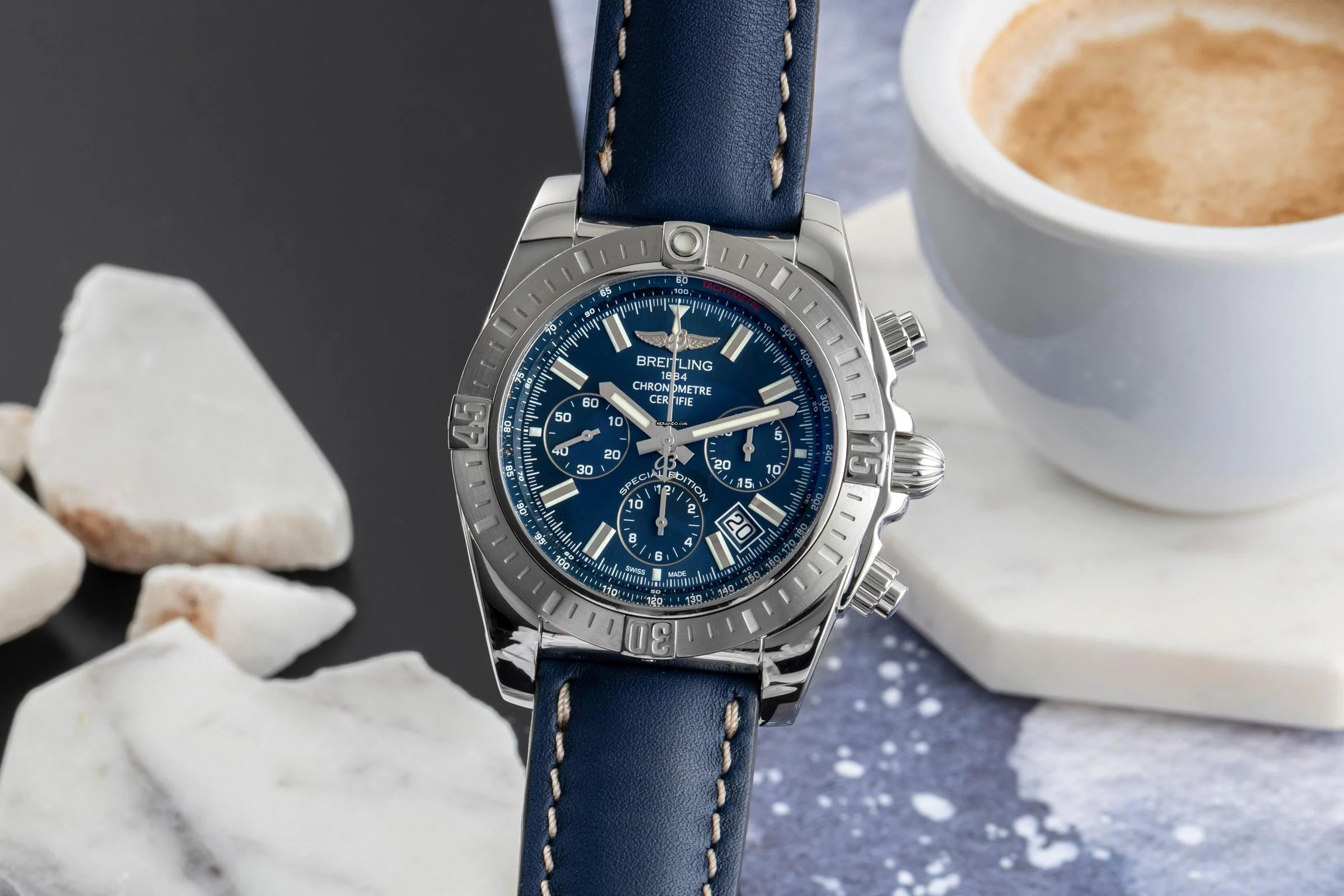 Breitling Chronomat 44 Chronograph Stahl Automatik Ref. AB0115