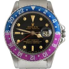 Thumbnail von Rolex GMT-Master 1675 Glossy gilt dial Fuchsia bezel 1965 Full Set TOP Condition