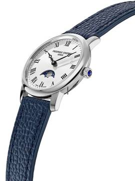  Frederique Constant FC-206RS1S6 Herrenuhr Classic Slimline Ladies Moon 30mm 3ATM 