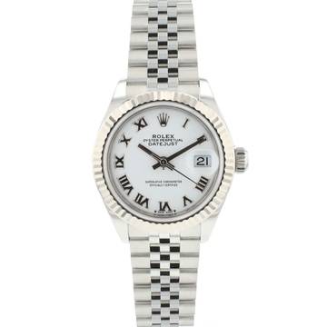  Rolex Lady-Datejust 28 Lady Jubilee White Roman Dial  