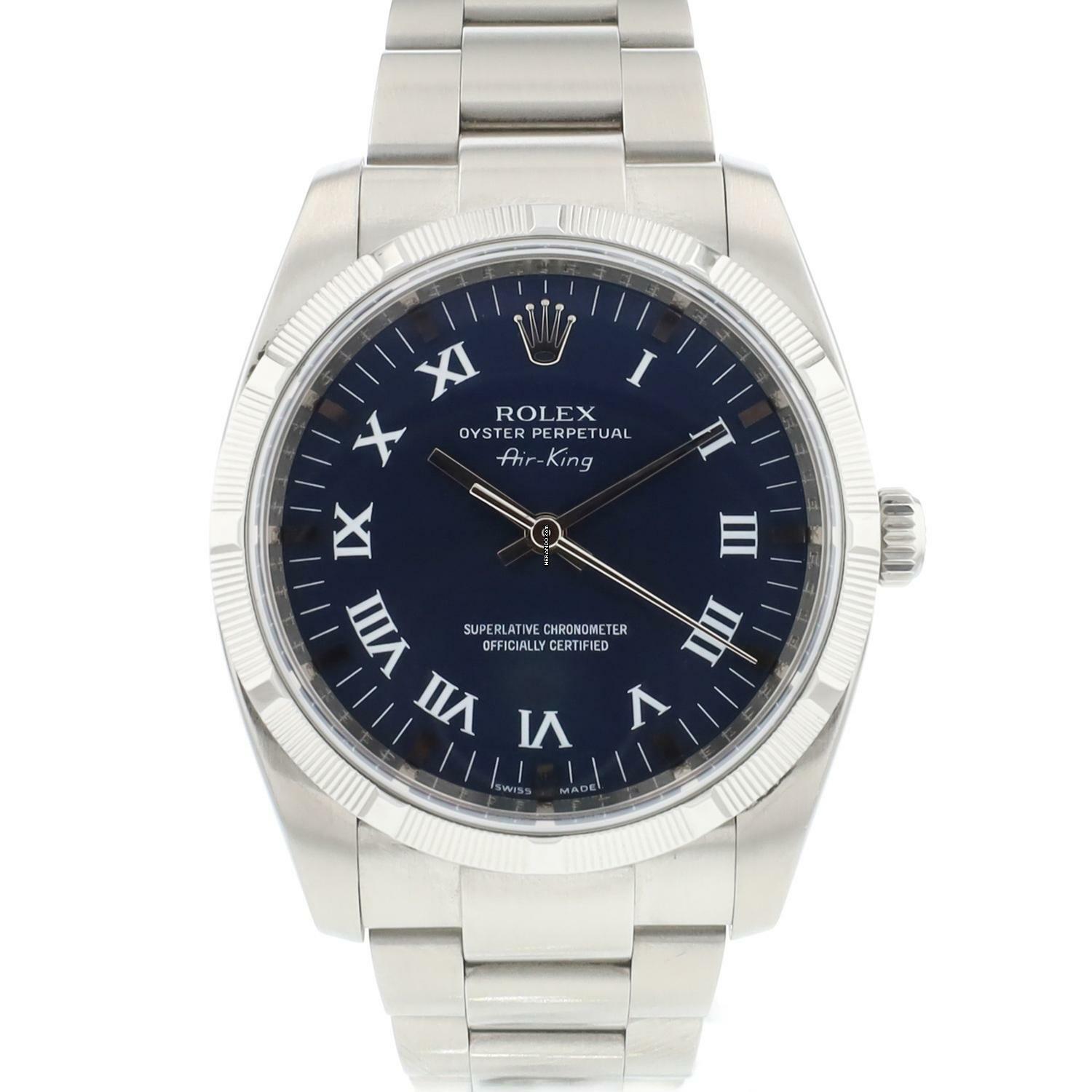 Thumbnail von Rolex Air King 34 Blue Dial