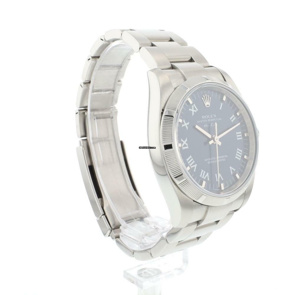 Thumbnail von Rolex Air King 34 Blue Dial