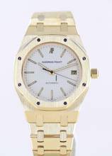 Thumbnail von Audemars Piguet Royal Oak 18K Gold 36mm Dream white Dial Automatic rar Klassiker Date