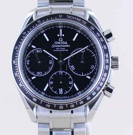  Omega Speedmaster Racing Co-Axial Chronograph 40mm Unisex Stahl black Date B+P  