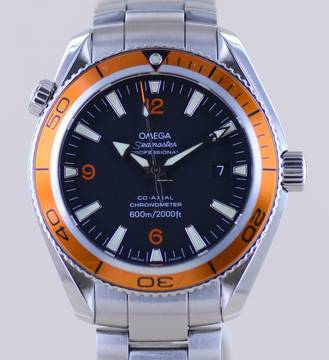  Omega Seamaster Planet Ocean Co-Axial Orange 42mm 600M Diver Automatic Sport  