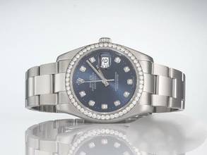 Thumbnail von Rolex Datejust 36 36mm 116244 Stahl Weissgold 750 Diamanten Automatik Stainless Steel 18kt White Gold Oyster-band Chronometer Blue Dial