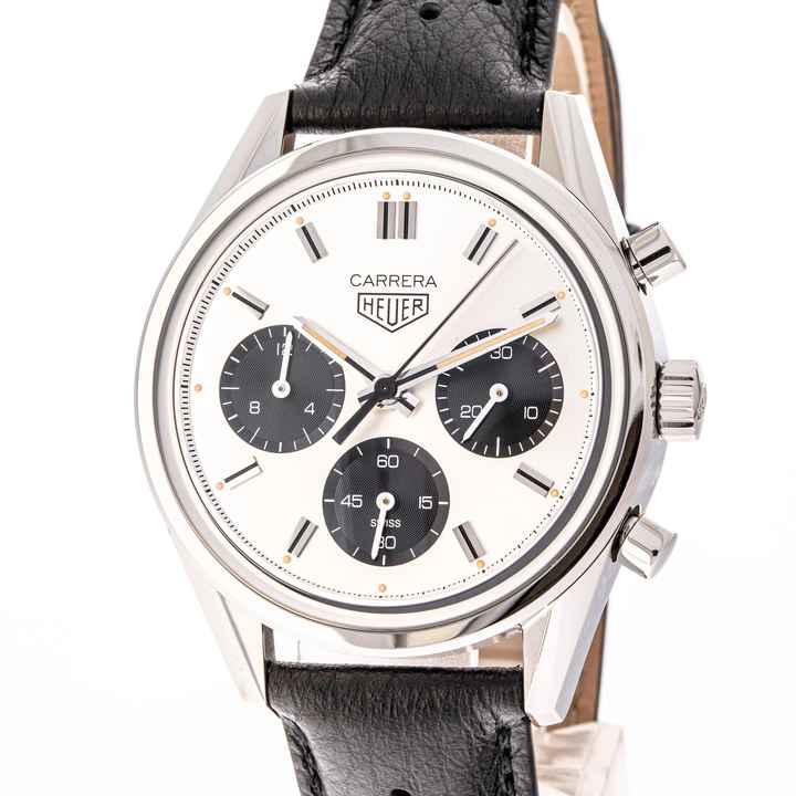  TAG Heuer Carrera 39 White – CBK221H.FC8317 – like NEW – 2023 Full Set 