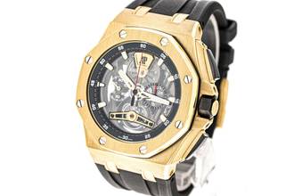 Thumbnail von Audemars Piguet Royal Oak Offshore Tourbillon Chronograph 44 – 26407BA – like NEW – 2017 Full Set