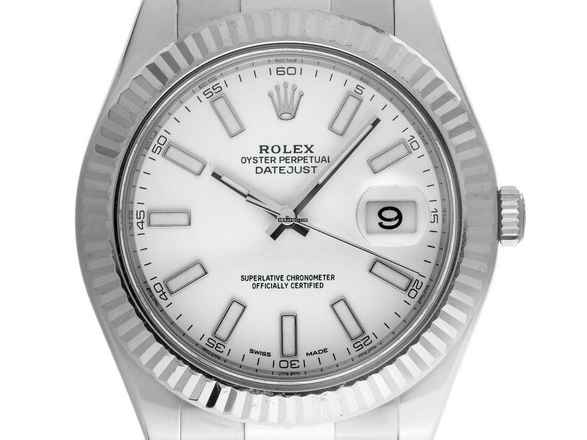  Rolex Datejust II Ref.116334 2016 LC 100 Full Set wie Neu Vintage  