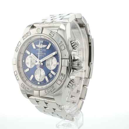  Breitling Chronomat 44 Steel Blue Dial  
