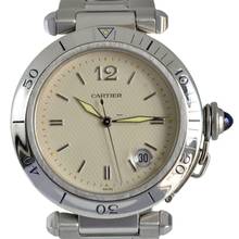 Thumbnail von Cartier Pasha Classic Date 38MM Ivory waffle dial Automatic