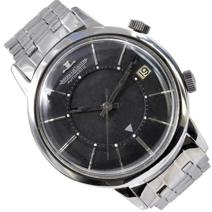  Jaeger-LeCoultre Memovox Jumbo Alarm wrist E855 black dial Automatic steel 1964 