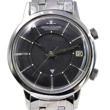Thumbnail von Jaeger-LeCoultre Memovox Jumbo Alarm wrist E855 black dial Automatic steel 1964