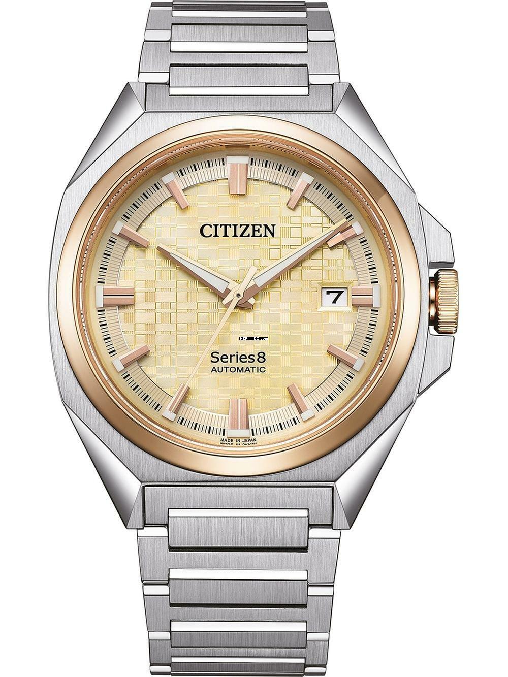  Citizen NB6059-57P Herrenuhr Series 8 Automatik 40mm 10ATM 