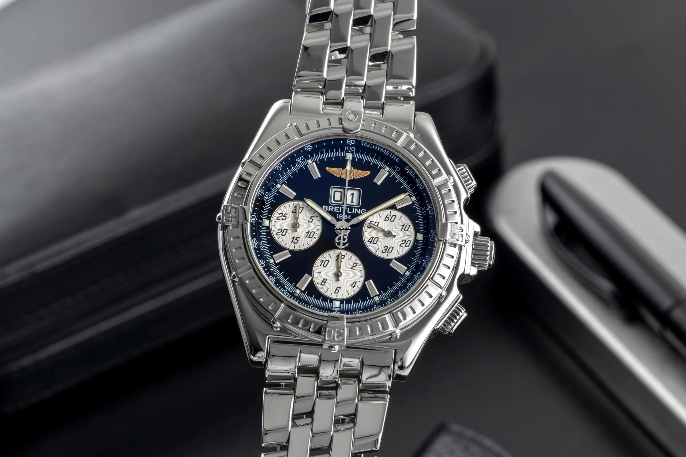 Breitling Crosswind Special Chronograph Automatik Big Date Edelstahl Ref. A44355